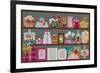 Store of Sweets and Chocolate-Milovelen-Framed Art Print