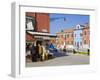 Store on Corte Novello, Burano Island, Venice, Veneto, Italy, Europe-Richard Cummins-Framed Photographic Print