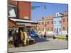 Store on Corte Novello, Burano Island, Venice, Veneto, Italy, Europe-Richard Cummins-Mounted Photographic Print