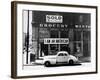 Store Sign Reads, "I am an American," After Pearl Harbor Attack, and "Sold", Following Evacuation-Dorothea Lange-Framed Photographic Print