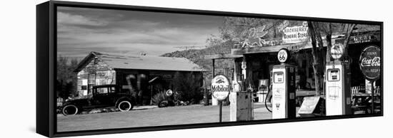 Store with a Gas Station on the Roadside, Route 66, Hackenberry, Arizona, USA-null-Framed Stretched Canvas