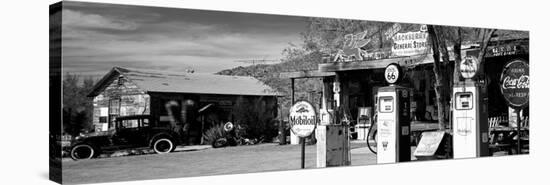 Store with a Gas Station on the Roadside, Route 66, Hackenberry, Arizona, USA-null-Stretched Canvas