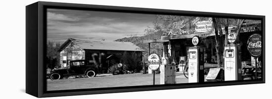 Store with a Gas Station on the Roadside, Route 66, Hackenberry, Arizona, USA-null-Framed Stretched Canvas