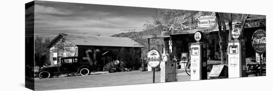 Store with a Gas Station on the Roadside, Route 66, Hackenberry, Arizona, USA-null-Stretched Canvas