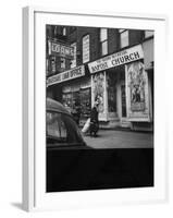 Storefront Church in Harlem-Andreas Feininger-Framed Photographic Print