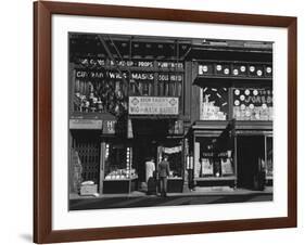 Storefront, New York, 1943-Brett Weston-Framed Photographic Print