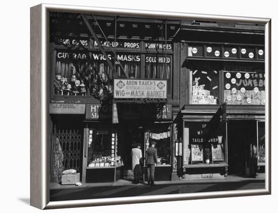 Storefront, New York, 1943-Brett Weston-Framed Photographic Print