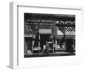 Storefront, New York, 1943-Brett Weston-Framed Photographic Print