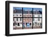 Storefronts Line Water Street in Hallowell, Maine-Joseph Sohm-Framed Photographic Print