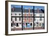 Storefronts Line Water Street in Hallowell, Maine-Joseph Sohm-Framed Photographic Print