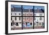 Storefronts Line Water Street in Hallowell, Maine-Joseph Sohm-Framed Photographic Print
