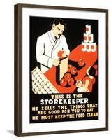 Storekeeper-null-Framed Art Print