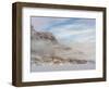 Storen Island, frozen into the sea ice of the Uummannaq fjord system during winter. Greenland-Martin Zwick-Framed Photographic Print