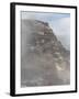 Storen Island, frozen into the sea ice of the Uummannaq fjord system during winter. Greenland-Martin Zwick-Framed Photographic Print