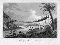 A Bridge of Ropes, Near Penipe, Ecuador, 1829-Storer-Mounted Giclee Print