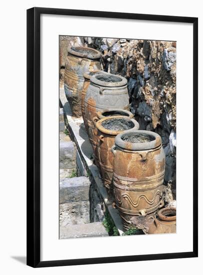 Storerooms with Large Pithoi-null-Framed Giclee Print