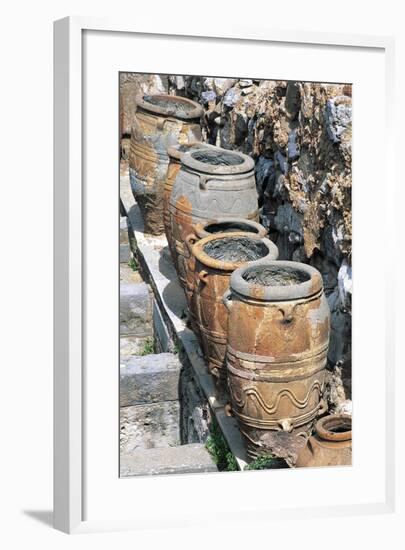 Storerooms with Large Pithoi-null-Framed Giclee Print