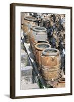 Storerooms with Large Pithoi-null-Framed Giclee Print