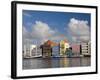 Stores on Handelskade, Punda District, Willemstad, Curacao, Netherlands Antilles, West Indies-Richard Cummins-Framed Photographic Print