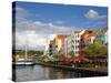 Stores on Handelskade, Punda District, Willemstad, Curacao, Netherlands Antilles, West Indies-Richard Cummins-Stretched Canvas