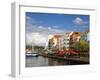 Stores on Handelskade, Punda District, Willemstad, Curacao, Netherlands Antilles, West Indies-Richard Cummins-Framed Photographic Print