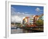 Stores on Handelskade, Punda District, Willemstad, Curacao, Netherlands Antilles, West Indies-Richard Cummins-Framed Photographic Print