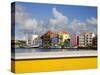 Stores on Handelskade, Punda District, Willemstad, Curacao, Netherlands Antilles, West Indies-Richard Cummins-Stretched Canvas