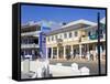Stores on Harbour Drive, George Town, Grand Cayman, Cayman Islands, Greater Antilles, West Indies-Richard Cummins-Framed Stretched Canvas