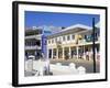 Stores on Harbour Drive, George Town, Grand Cayman, Cayman Islands, Greater Antilles, West Indies-Richard Cummins-Framed Photographic Print