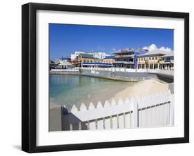 Stores on Harbour Drive, George Town, Grand Cayman, Cayman Islands, Greater Antilles, West Indies-Richard Cummins-Framed Photographic Print