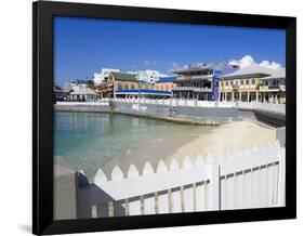 Stores on Harbour Drive, George Town, Grand Cayman, Cayman Islands, Greater Antilles, West Indies-Richard Cummins-Framed Photographic Print