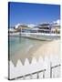 Stores on Harbour Drive, George Town, Grand Cayman, Cayman Islands, Greater Antilles, West Indies-Richard Cummins-Stretched Canvas