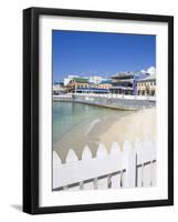 Stores on Harbour Drive, George Town, Grand Cayman, Cayman Islands, Greater Antilles, West Indies-Richard Cummins-Framed Photographic Print