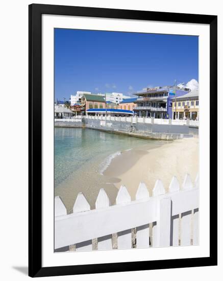 Stores on Harbour Drive, George Town, Grand Cayman, Cayman Islands, Greater Antilles, West Indies-Richard Cummins-Framed Photographic Print