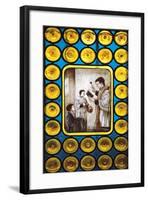 Stories from Life of Don Bosco, Stained Glass Window, Castelnuovo Don Bosco, Piedmont, Italy-null-Framed Giclee Print