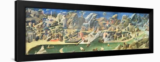 Stories from the Lives of the Holy Fathers in the Desert (Thebaid), 1420 Circa, (Tempera on Wood Pa-Fra (c 1387-1455) Angelico-Framed Giclee Print
