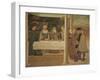 Stories of Baptist: Herod's Banquet, Detail of Fresco-Masolino Da Panicale-Framed Giclee Print