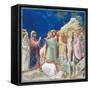 Stories of Christ the Raising of Lazarus-Giotto di Bondone-Framed Stretched Canvas