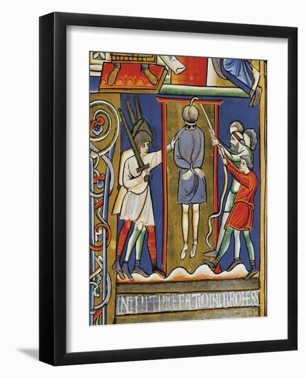 Stories of Esther: the Hanging of Haman-null-Framed Giclee Print