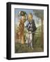 Stories of Judith the Return of Judith From the Field of Holofernes (Return of Judith To Betulia)-Sandro Botticelli-Framed Giclee Print