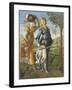 Stories of Judith the Return of Judith From the Field of Holofernes (Return of Judith To Betulia)-Sandro Botticelli-Framed Giclee Print