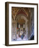 Stories of Pius II: Piccolomini Elected Cardinal-Bernardino Pinturicchio-Framed Giclee Print