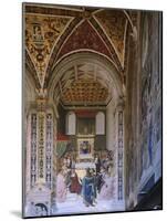 Stories of Pius II: Piccolomini Elected Cardinal-Bernardino Pinturicchio-Mounted Giclee Print