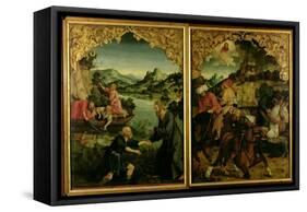 Stories of S.S. Peter and Paul Altarpiece: Vocation of St. Peter, Conversion of St. Paul-Hans Von Kulmbach-Framed Stretched Canvas