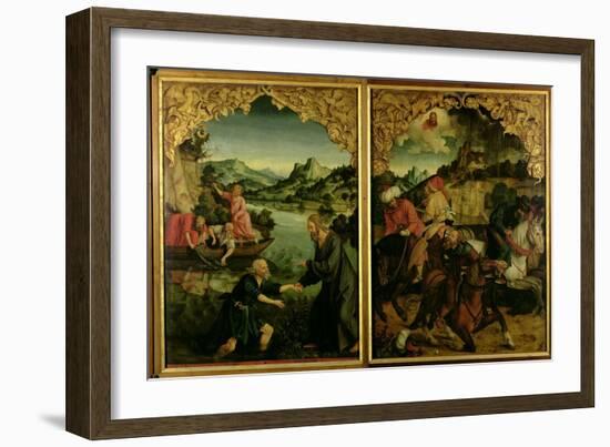 Stories of S.S. Peter and Paul Altarpiece: Vocation of St. Peter, Conversion of St. Paul-Hans Von Kulmbach-Framed Giclee Print