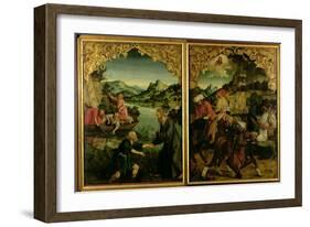 Stories of S.S. Peter and Paul Altarpiece: Vocation of St. Peter, Conversion of St. Paul-Hans Von Kulmbach-Framed Giclee Print