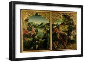 Stories of S.S. Peter and Paul Altarpiece: Vocation of St. Peter, Conversion of St. Paul-Hans Von Kulmbach-Framed Giclee Print