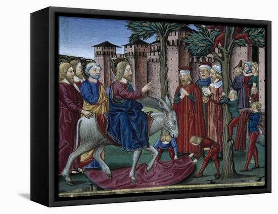 Stories of Saint Joachim-Cristoforo de Predis-Framed Stretched Canvas