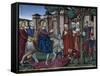 Stories of Saint Joachim-Cristoforo de Predis-Framed Stretched Canvas