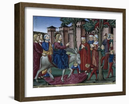 Stories of Saint Joachim-Cristoforo de Predis-Framed Art Print